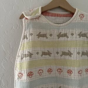 Rabbit / Mushroom Gauze Cotton Sleeper 0-3 years